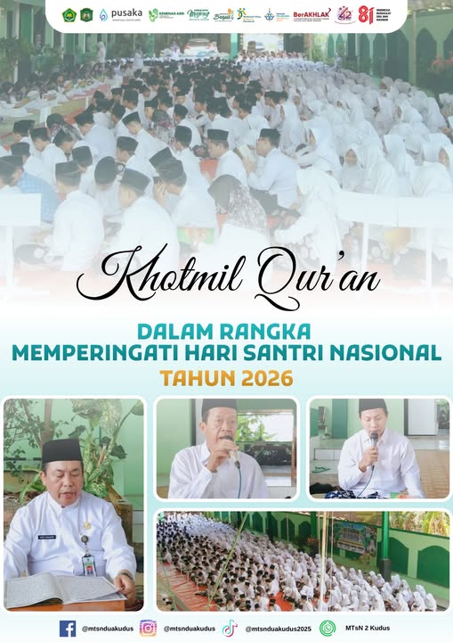 Khotmil Qur’an Hari Santri Nasional 2026 MTsN 2 Kudus Berlangsung Khidmat dan Penuh Makna